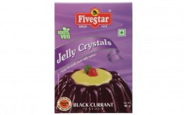 Five Star Jelly Crystals, Black Currant Flavour  Box  90 grams